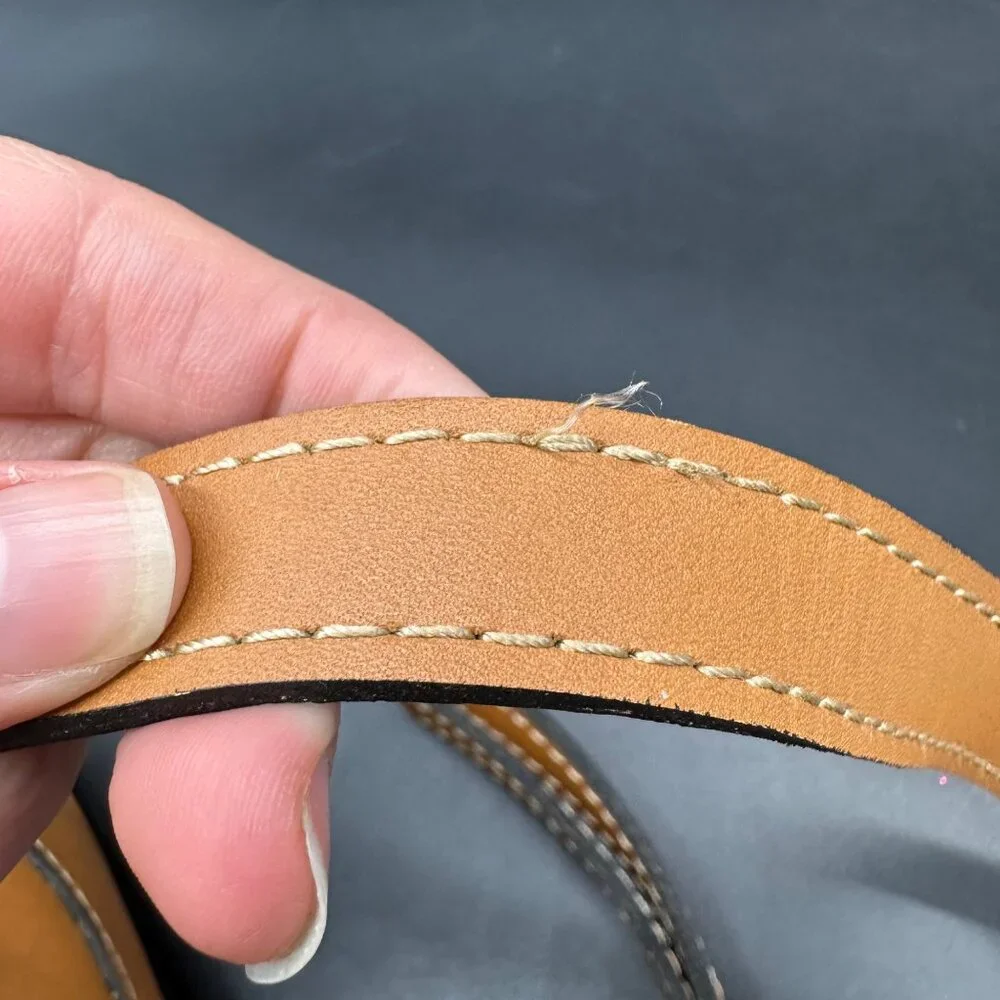 Patricia Nash Purse Leather Crossbody Bag Wallet Set Hazelnut Tan Handbag - Picture 8 of 16